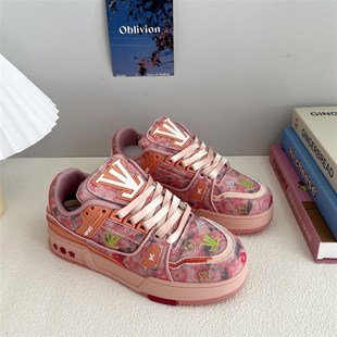 白色鞋子男鞋夏季板鞋男款小白鞋 新款透气N增高情侣休闲女运动鞋