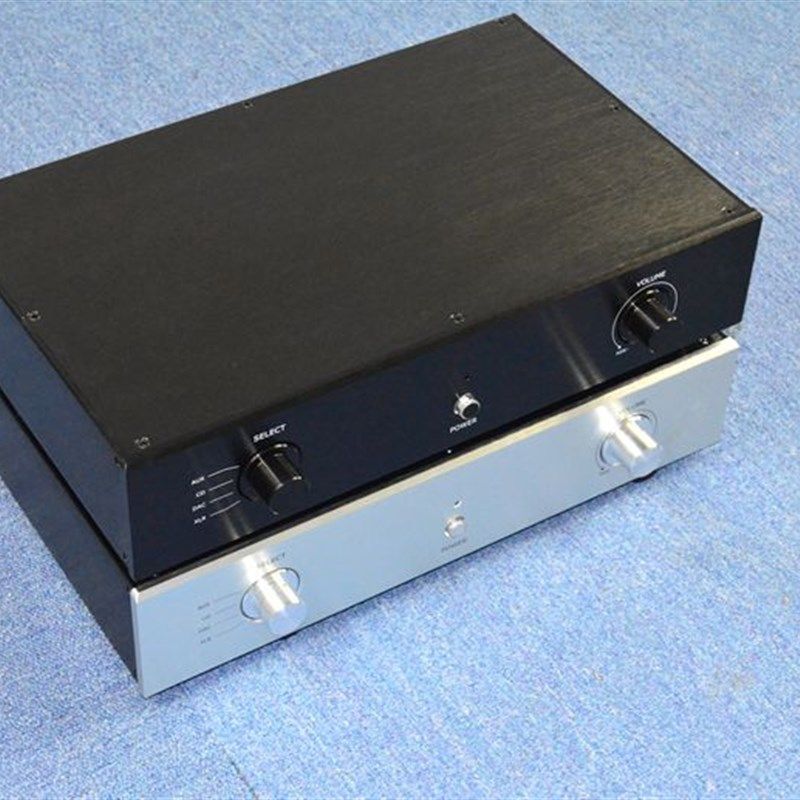 B6010前级机箱 全铝u机箱 功放DIY机箱 6010机箱