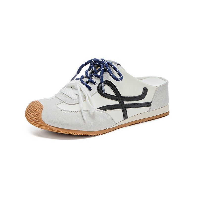 黄色厚底6CM包头半拖鞋女鞋20z25夏季新款软底百搭德训鞋增高休闲,女鞋,时尚休闲鞋,淘宝优惠券,粉丝福利购,淘宝优惠卷