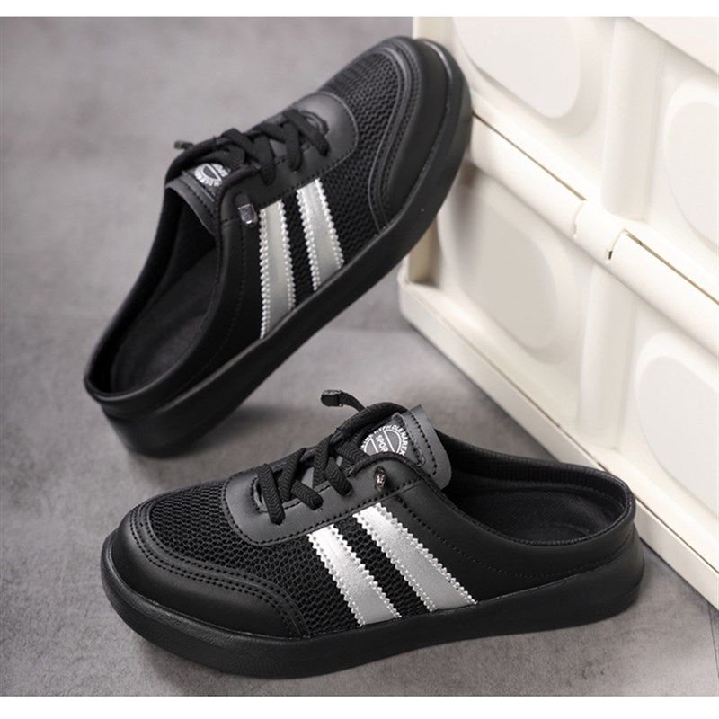 包头半拖鞋女夏外穿2025新款大码41到43超轻软R底网面夏天透气女,女鞋,时尚休闲鞋,淘宝优惠券,粉丝福利购,淘宝优惠卷