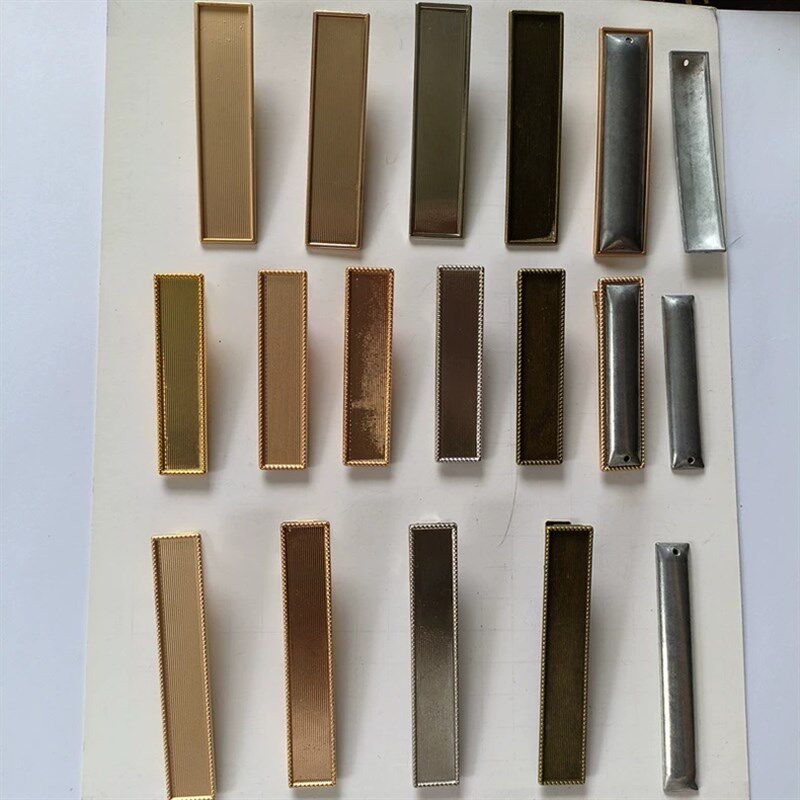 DIY贴皮五金带盖子平夹滴胶y螺钿制作底胚发夹点翠合金饰品10个