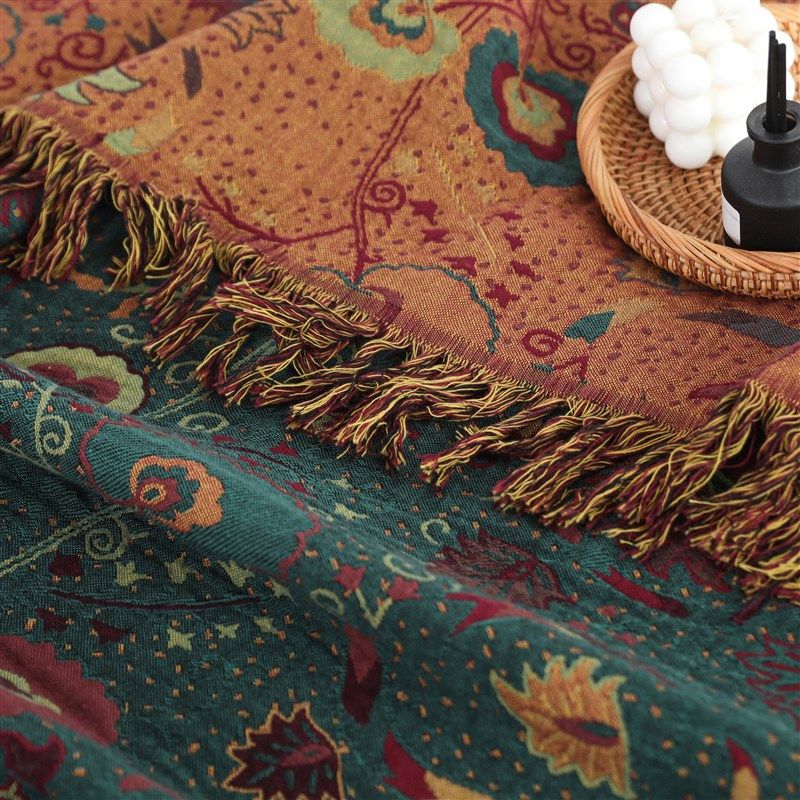 夏季薄款流苏水洗提花r纱布毛毯毛巾被空调毯办公室午睡小毯子,床上用品,休闲毯/毛毯/绒毯,淘宝优惠券,粉丝福利购,淘宝优惠卷