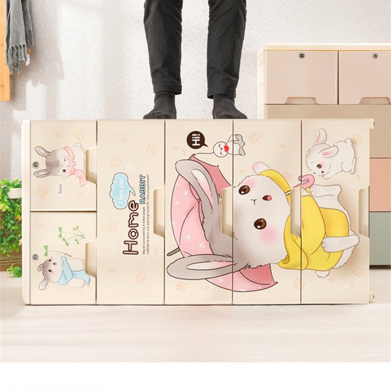 特大号卡通婴儿童衣柜塑料抽屉式收纳柜子宝宝R多层储物玩具收纳,收纳整理,鞋柜,淘宝优惠券,粉丝福利购,淘宝优惠卷