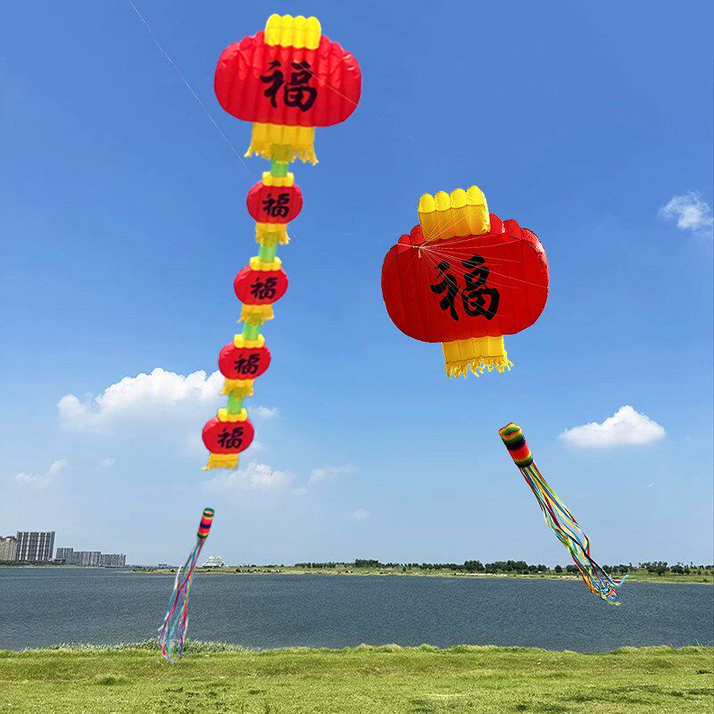 新款大型灯笼软体风筝高r端无骨架立体巨型好飞易飞大人专用成人