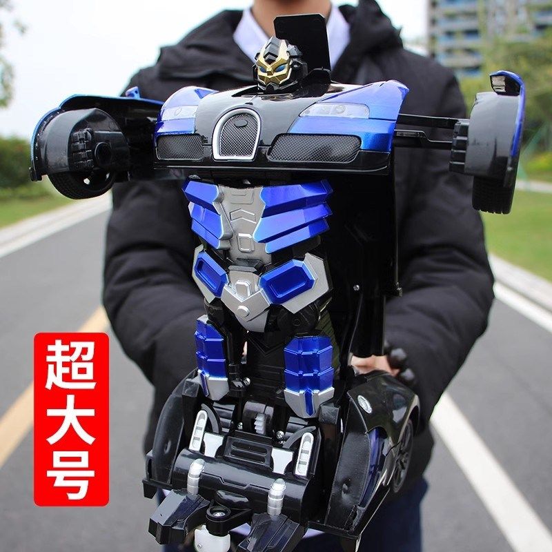 变形遥控汽车充电动赛车机器人男孩G儿童手势感应玩具车摇控高级