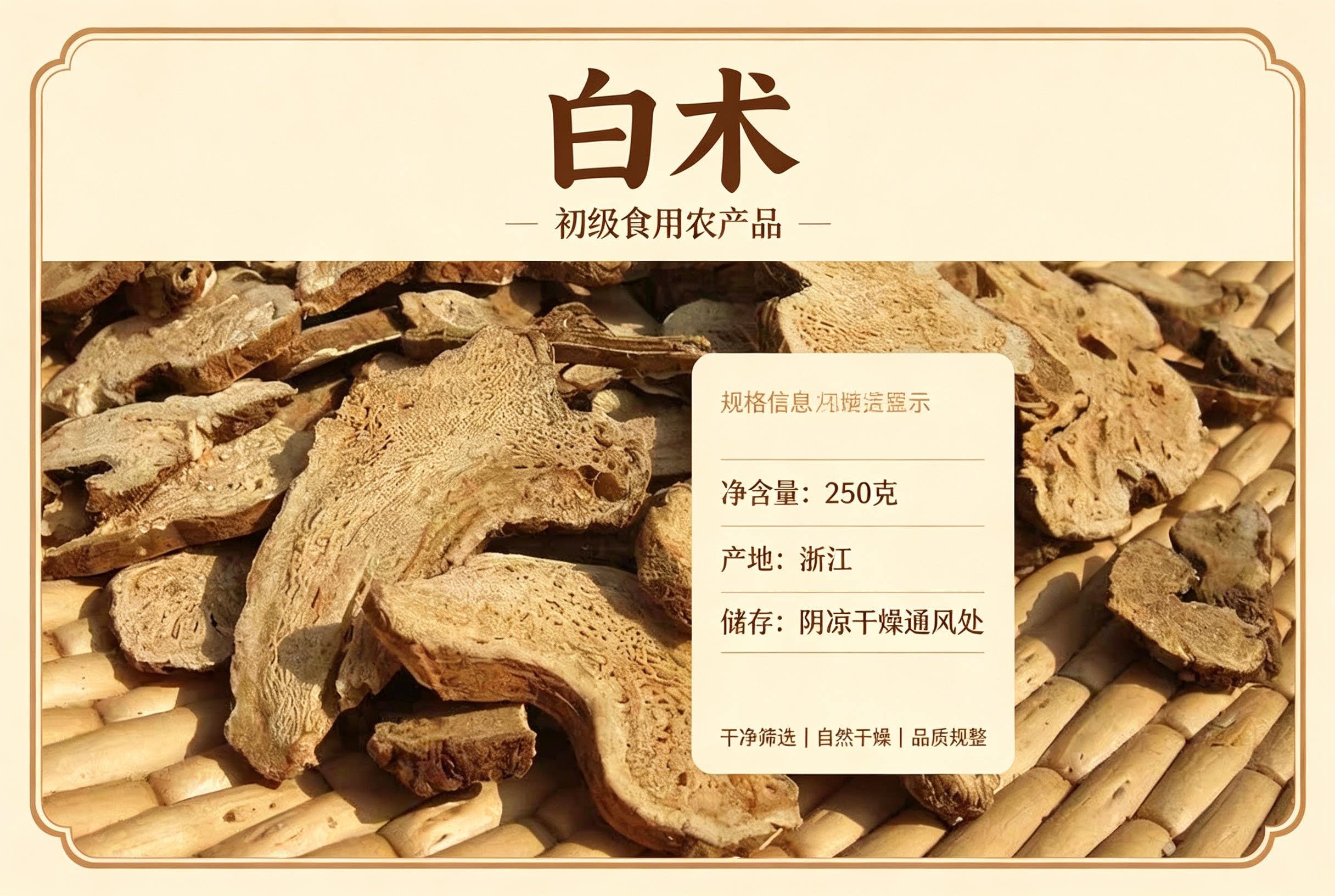 正宗中药白术正品新货无硫广西玉林中药港