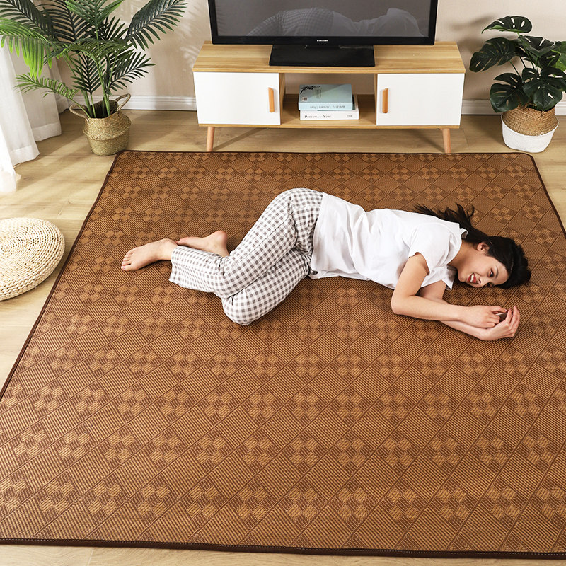 藤席日式凉席地毯客厅卧室阳台榻榻米地垫L夏季床边爬行垫满铺房,居家布艺,地毯,淘宝优惠券,粉丝福利购,淘宝优惠卷