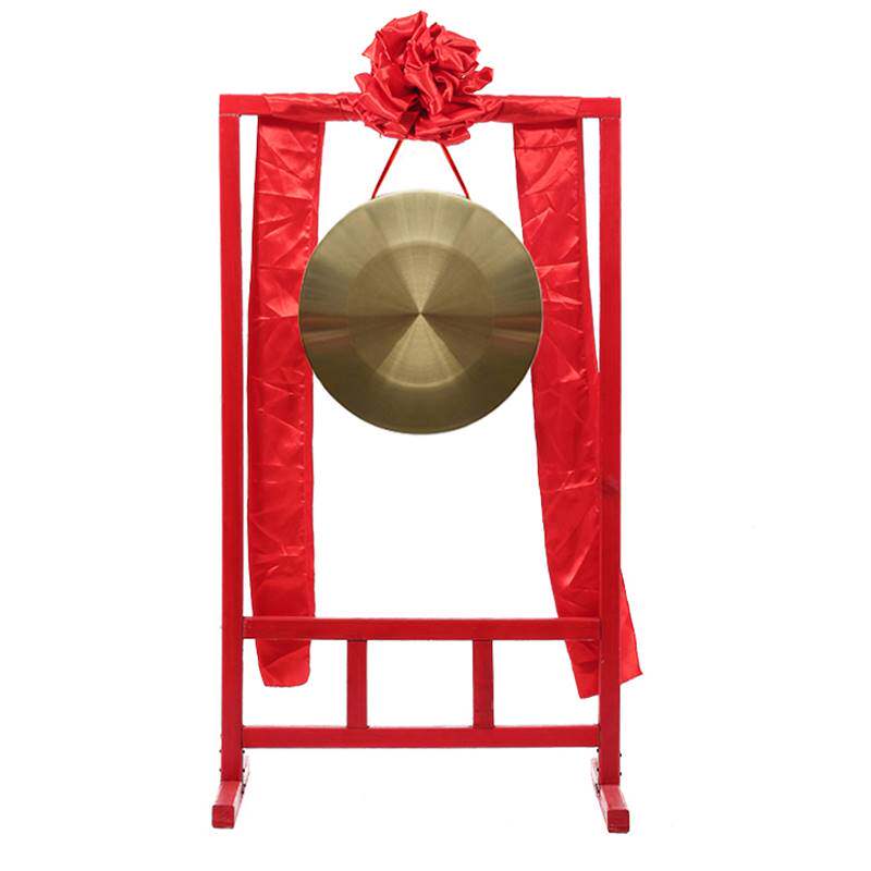 开业锣铜锣e锣架锣鼓乐器手锣32公分42CM庆典锣配架子三句半道具