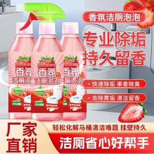 2瓶装 留香除臭香氛洁厕泡泡除污垢马桶果味洁厕灵清新无异味T