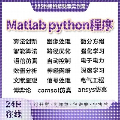 matlab路径规画遗传算法多目标优化代编BP神经网络深度机器学习代