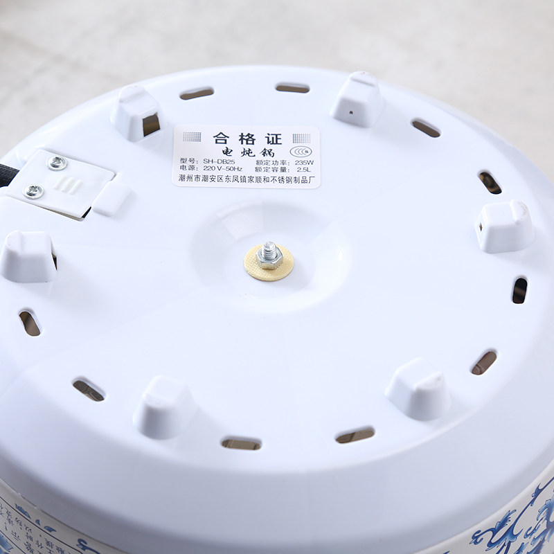 煮粥锅紫宿舍熬粥汤锅迷你电白瓷全自动龙兴发