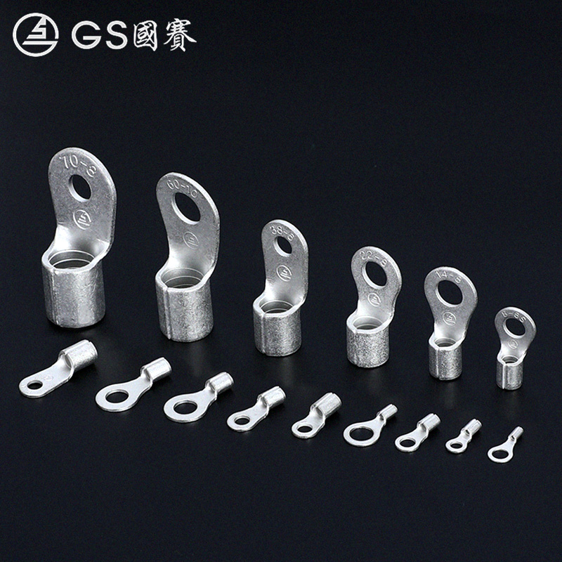 G国赛N.5圆形端子紫铜裸端头OT端子铜鼻子UL G认证只