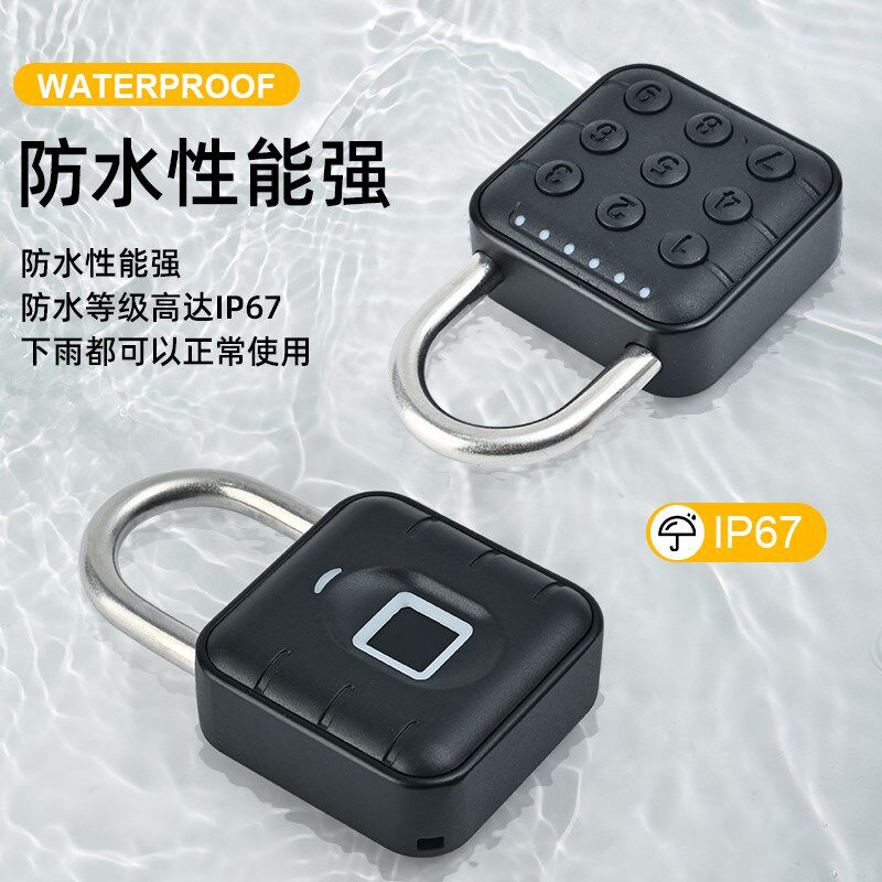 智能指纹挂锁防水小锁头密码锁防盗寝室柜子大学生宿舍拉杆行李箱,基础建材,挂锁/指纹挂锁,淘宝优惠券,粉丝福利购,淘宝优惠卷