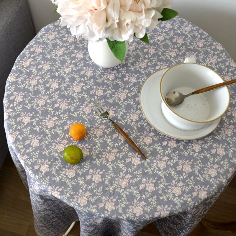 复古田园in风新玫瑰朵碎野餐布台布餐桌布艺盖布盖巾装饰,居家布艺,桌布,淘宝优惠券,粉丝福利购,淘宝优惠卷