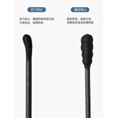 棉签掏耳朵大挖耳勺棉签头黑色螺旋纸棉棒