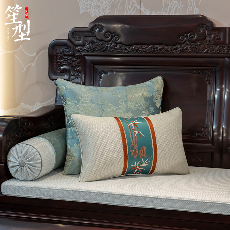 红木沙发坐垫古典实木家具刺绣靠垫罗汉床座垫腰枕扶手定制,居家布艺,沙发垫,淘宝优惠券,粉丝福利购,淘宝优惠卷