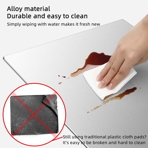 甄选源头工厂防滑双面铝合金鼠标垫aluminum mouse pad