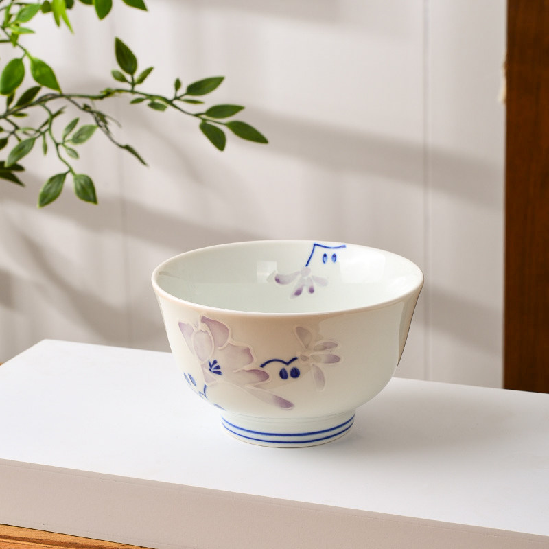 高颜值花卉陶瓷碗汤碗面碗沙拉碗水果碗菜碗饭碗吃饭碗米饭碗家用,餐饮具,泡面碗,淘宝优惠券,粉丝福利购,淘宝优惠卷