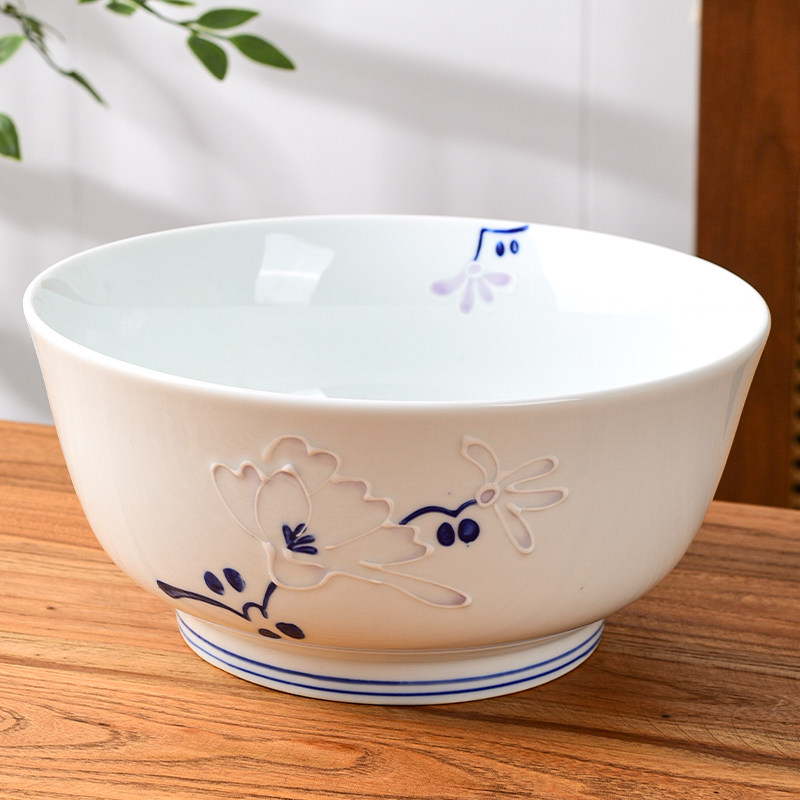 清新花卉陶瓷碗菜碗饭碗汤碗面碗沙拉碗水果碗甜品碗耐高温可微波,餐饮具,泡面碗,淘宝优惠券,粉丝福利购,淘宝优惠卷
