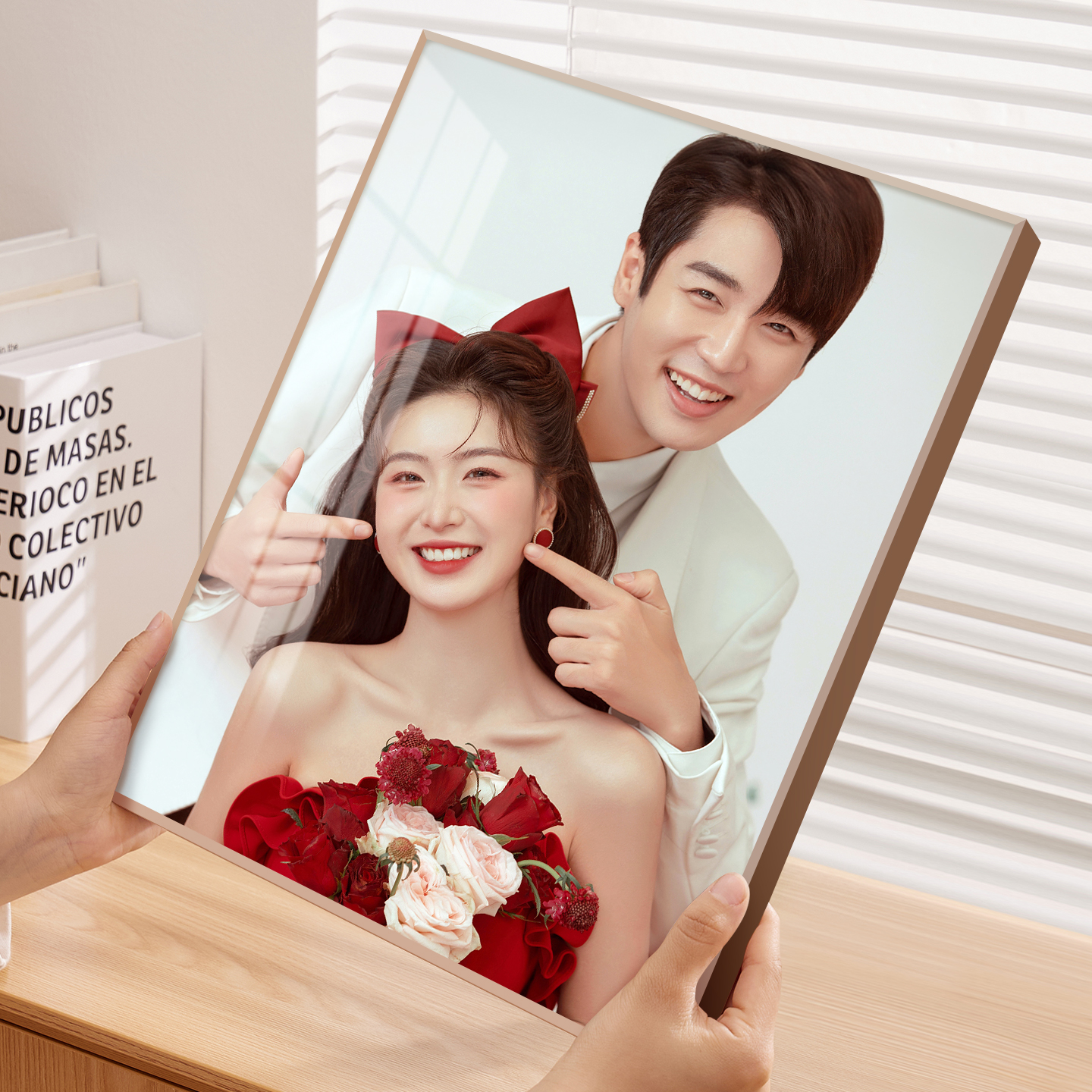 相框摆台定制加打印洗婚纱照相片