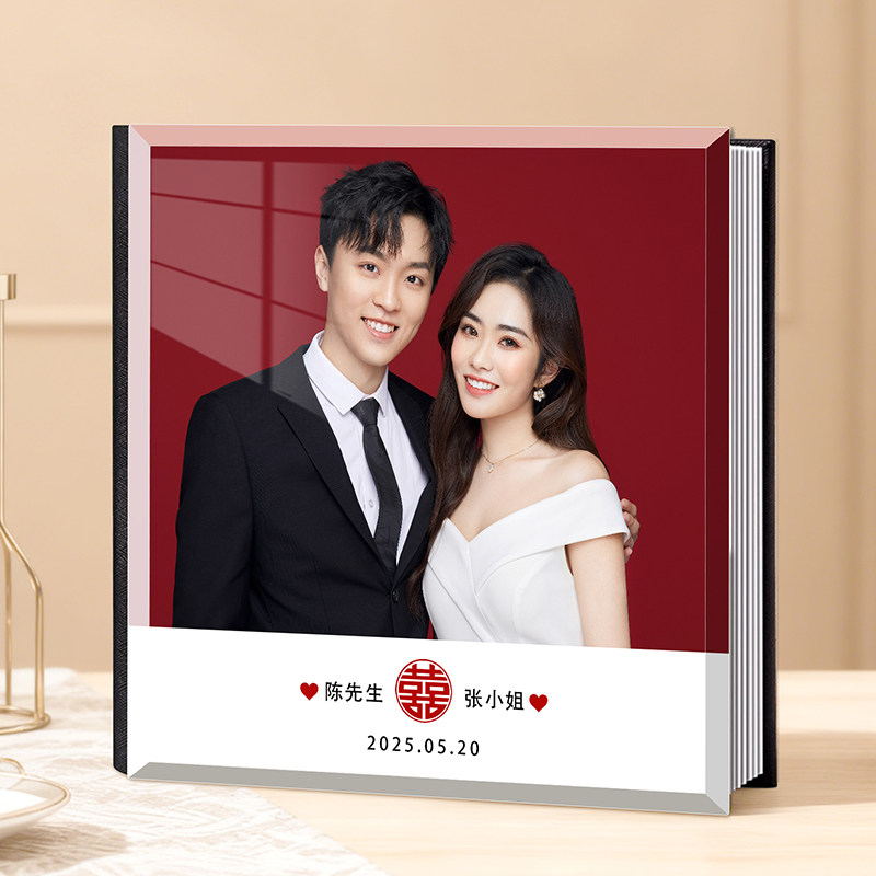 【50W】水晶婚纱照相册影楼同款图片