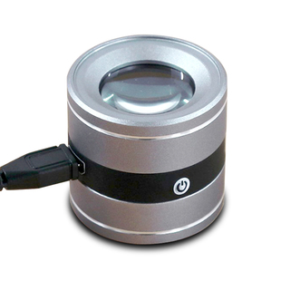 带刻度倍放大镜带灯测量倍印刷照布镜古玩看鸽眼工具