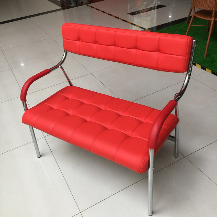 不锈钢三人位排椅机场椅发廊等候椅输液椅长椅美发店沙发连排椅子