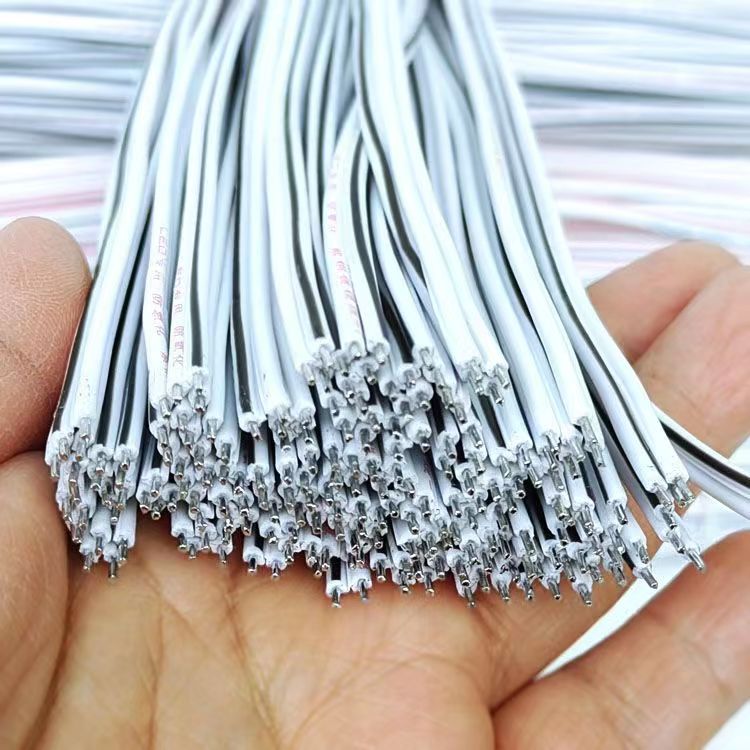 发光字迷你字树脂字无边字连接线 镀锡截断线LED灯带延长电线补线