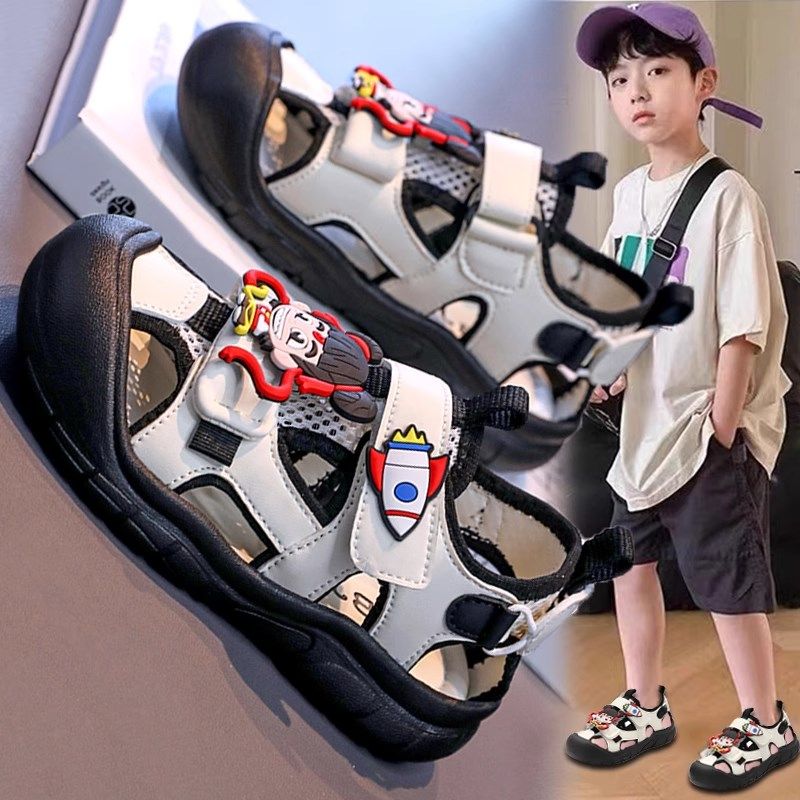 哪吒凉鞋2025新款男童夏季儿童网鞋包头大童网S面防滑运动沙滩凉,童鞋/婴儿鞋/亲子鞋,凉鞋,淘宝优惠券,粉丝福利购,淘宝优惠卷