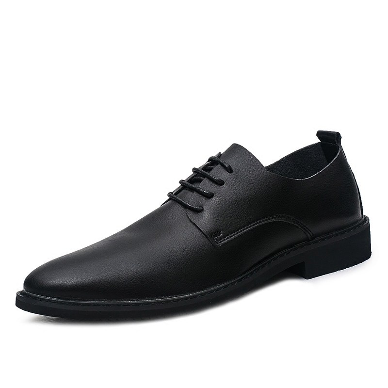 秋冬季男增高鞋商l务休闲皮鞋软皮黑色英伦韩版潮流正装透气男鞋,流行男鞋,休闲皮鞋,淘宝优惠券,粉丝福利购,淘宝优惠卷