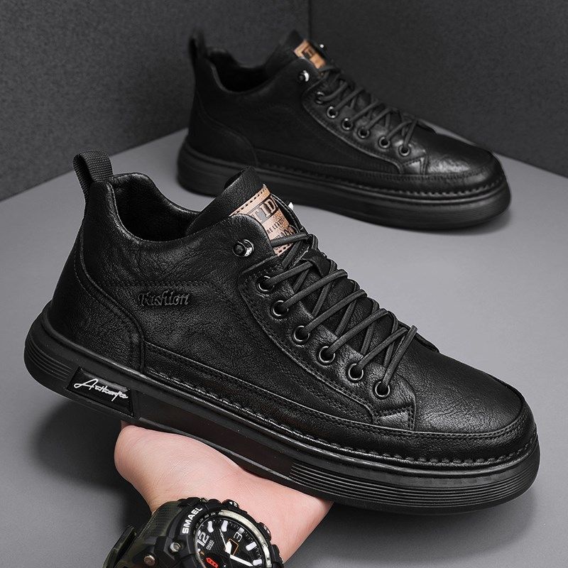 男鞋夏季内增高8cm6cm马丁男士休闲皮鞋软底M黑色板鞋增高鞋男10c,流行男鞋,单鞋,淘宝优惠券,粉丝福利购,淘宝优惠卷