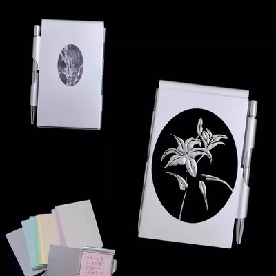 韩系ins铝质铁盒便签本随身速写