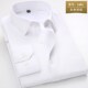 长袖 衬衫 男青年商务职业工装 春季 C上班面试白衬衣男寸衫 斜纹有大