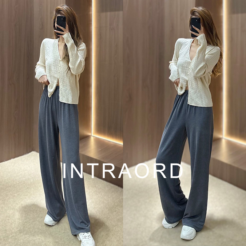 经典GALA一片式阔腿松紧腰休闲裤