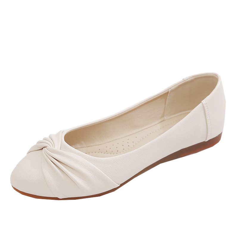 单鞋女20c23新款春秋女鞋百搭妈妈鞋子夏豆豆鞋软皮软底防滑平底,女鞋,浅口单鞋,淘宝优惠券,粉丝福利购,淘宝优惠卷