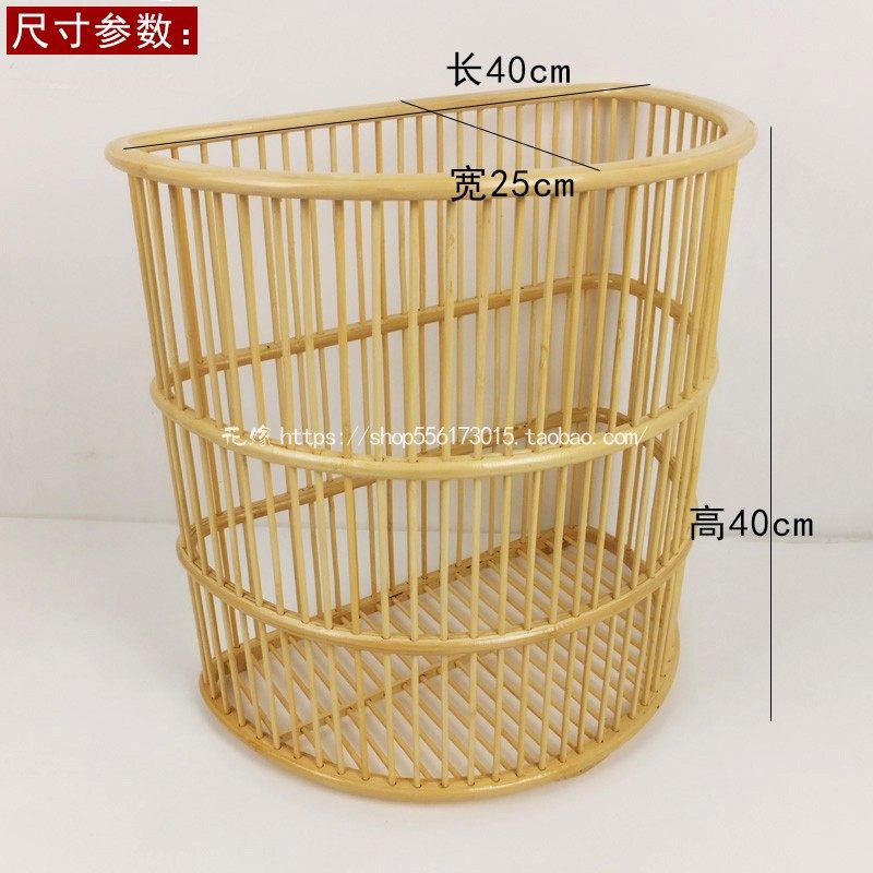 竹藤编工艺酒店半圆形毛巾筐布草篮竹编筐浴巾收纳X篮脏衣篮现货,收纳整理,脏衣篮,淘宝优惠券,粉丝福利购,淘宝优惠卷