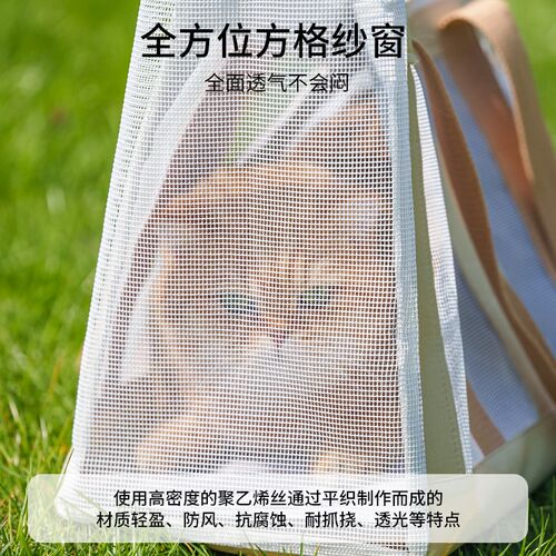 猫包单肩外出手提拎袋子中小型犬狗背包宠物透气大容量斜跨帆布包