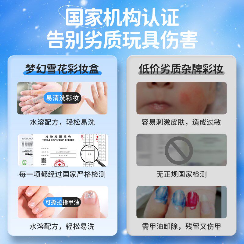 2025新款儿童化妆品小女孩子公主6岁以上的安全无毒玩具3六一礼物