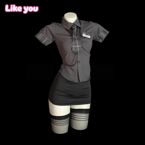 Like  You性感jk制服套装qqny可爱内衣学院风cos学生校园服纯欲风
