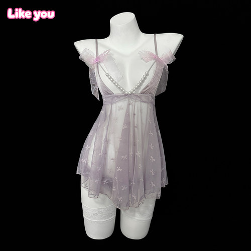 Like You显瘦qqny纯欲性感内衣女聚拢显大小胸平胸友好可爱尺度大