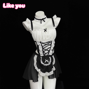 Like You女仆制服cos服性感睡衣女房事高级内衣睡裙qqny女佣纯欲
