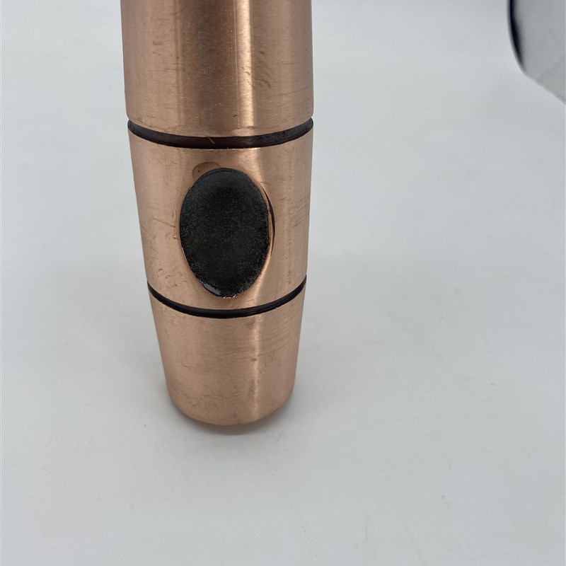 紫铜锤防爆圆鼓锤红铜安装锤软铜锤胶柄紫铜模具锤