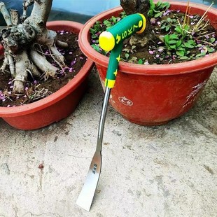 挖挖园艺铁铲挖土户外蒜荠菜铲子工具小种花铲除草挖锰钢神器野菜