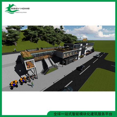 长兴仙山湖集装箱假日酒店 集装箱创意拼接