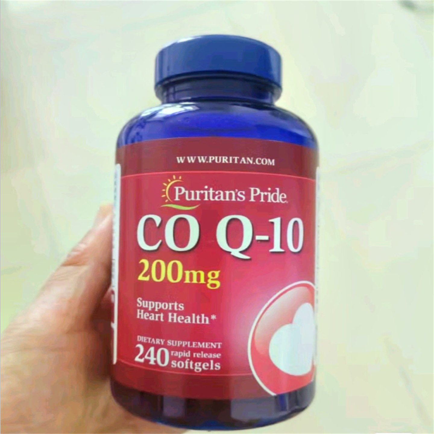 普丽普莱辅酶Q10胶囊备孕心肌coq10保护心脏心脑血管200mg240粒