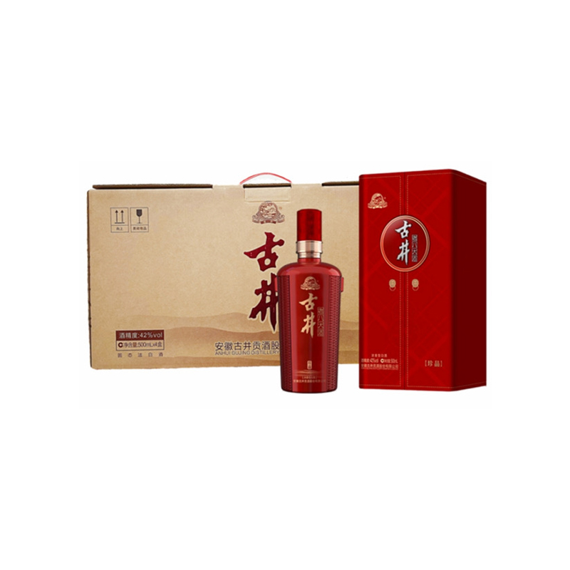 古井贡酒珍品老八大浓香型高度白酒纯粮固态发酵整箱送礼安徽名酒
