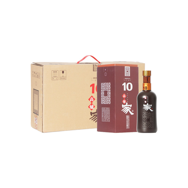 高炉家和谐年份10年浓香型高度白酒纯粮固态发酵整箱送礼和谐大酒
