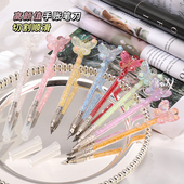 精致少女心碎石笔刀高颜值手工小刀扎包咕卡手帐蝴蝶雕刻刀美工刀创意diy学生手工工具手账雕刻刀裁纸拆箱