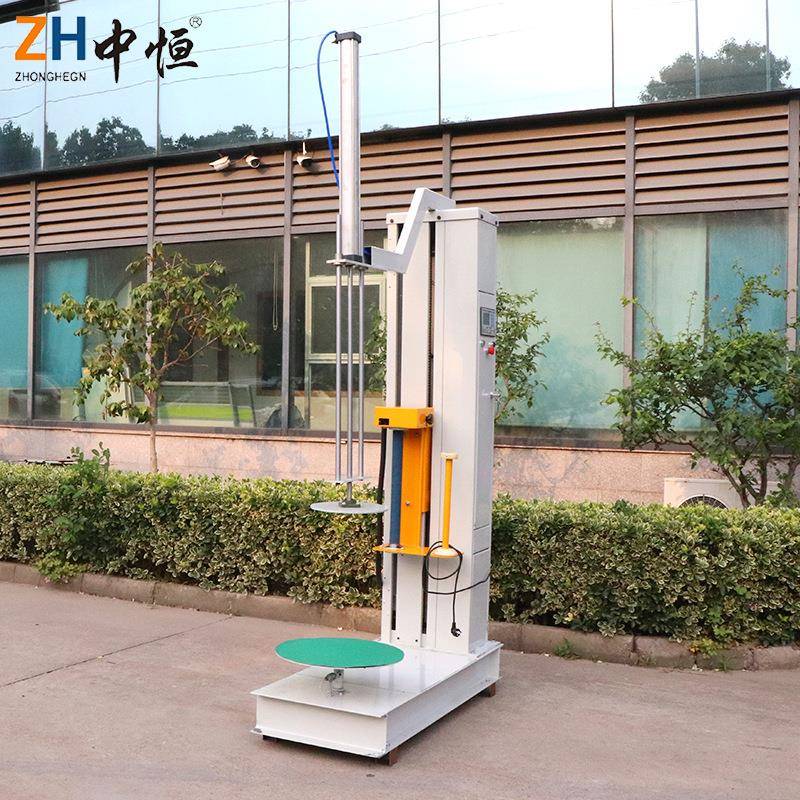 厂家供应熔喷布压顶式全自动缠绕膜打包机拉伸托盘缠绕膜打包机