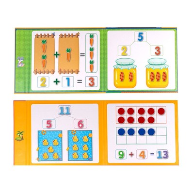 幼儿园一年级数学加减法教具神器十格阵数字启蒙儿童算数分解玩具